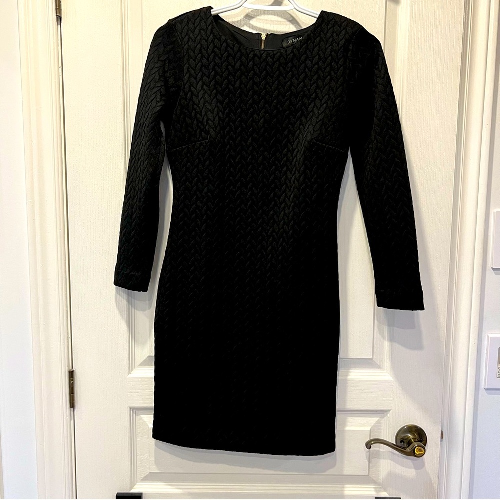 Dynamite black long sleeve dress
